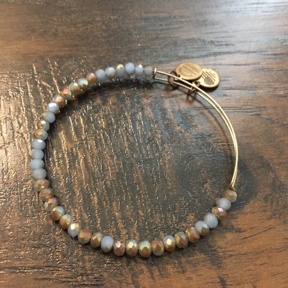 Blue beaded Alex and Ani